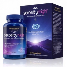 Confezione di integratore per il sonno e il relax, SerenityNight.