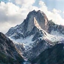 Immagine stilizzata di una montagna robusta che simboleggia la resistenza.